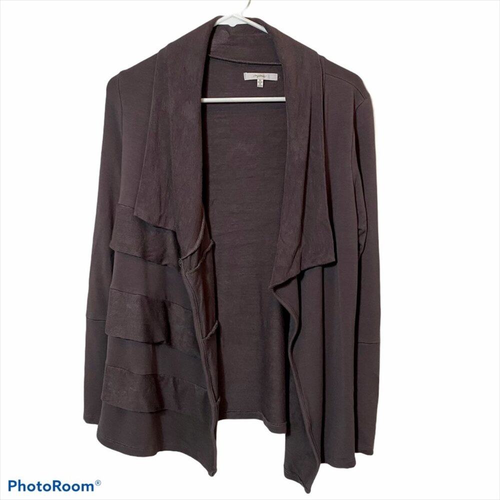 Mystree Shawl Open Cardigan knit Sweater M